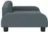 vidaXL Kindersofa Stoff Dunkelgrau 70x45x30cm (3196359)