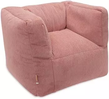 Jollein Kindersessel Corduroy Wild Rose Cordstoff, Altrosa (028-543-68083)