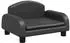 vidaXL Kindersofa Kunstleder Schwarz 50x40x30cm (3196374)