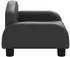 vidaXL Kindersofa Kunstleder Schwarz 50x40x30cm (3196374)