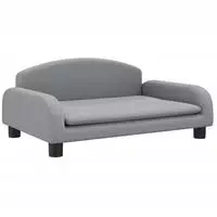 vidaXL Kindersofa Hellgrau 70x45x30 cm Stoff