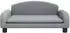 vidaXL Kindersofa Stoff Hellgrau 70x45x30cm (3196358)
