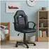 HTI-Living Daytona Junior Schreibtischstuhl höhenverstellbar, Schwarz, Kinder