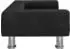 vidaXL Kindersofa Samt Schwarz 70x45x26,5cm