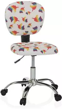 HJH Office KID BUBBLE Kinderdrehstuhl h&ouml;henverstellbar Stoff ohne Armlehnen (KID BUBBLE)