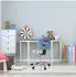 HJH Office KID BUBBLE Kinderdrehstuhl höhenverstellbar Stoff ohne Armlehnen (KID BUBBLE)