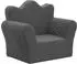 vidaXL Kindersofa Anthrazit Plüsch (357042)