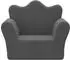 vidaXL Kindersofa Anthrazit Plüsch (357042)