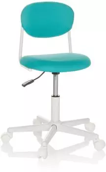 HJH Office KIDDY BASE I Kinderdrehstuhl Stoff, ergonomisch, T&uuml;rkis (719241)