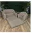 FORTISLINE Mini Kindersessel aus Cord, abnehmbarer Bezug, Oeko-TEX Standard 100