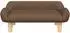 vidaXL Kindersofa Stoff Braun 70x40x24cm