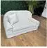 FORTISLINE Rosalia Kindersofa ausklappbar Cord, Liegefläche 104cm (Rosalia)