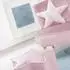 Roba Lil Sofa Kindersitzgruppe Samt Rosa/Mauve, Sofa, Hocker & Sternkissen