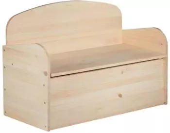 Astigarraga Kindertruhenbank aus Massivkiefernholz 90x38x62cm (BB9038.99)