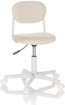 HJH Office KIDDY BASE I Kinderdrehstuhl Stoff, beige, ohne Armlehnen (719238)