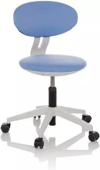 HJH Office MINIMOVO Kinderdrehstuhl Stoff blau, ohne Armlehnen (925001)