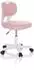 HJH Office KIDDY Top W Kinderdrehstuhl, Stoff, rosa (736425)