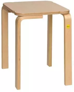 Erzi Gymnastikhocker stapelbar, 36x36x48cm, natur (50036)
