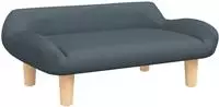 vidaXL Kindersofa Dunkelgrau 70x40x24 cm Stoff