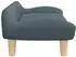 vidaXL Kindersofa Stoff, dunkelgrau, 70x40x24cm