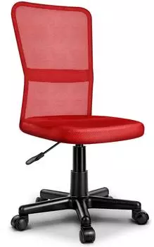 Tresko B&uuml;rostuhl h&ouml;henverstellbar, rot, SGS-gepr&uuml;ft (RS-061)