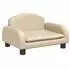 vidaXL Kindersofa Stoff creme 50x40x30cm