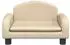 vidaXL Kindersofa Stoff creme 50x40x30cm