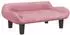 vidaXL Kindersofa Samt rosa 70x40x24cm (3196352)