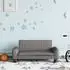 vidaXL Kindersofa Kunstleder, grau, 70x45x30cm