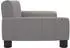 vidaXL Kindersofa Kunstleder, grau, 70x45x30cm