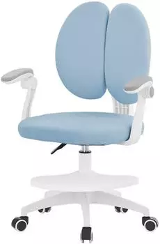 ML-Design Kinder-Schreibtischstuhl ergonomisch, höhenverstellbar 95-107cm, blau (490018652)