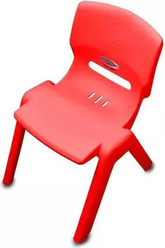 Jamara Kinderstuhl Smiley stapelbar, rot, bis 100kg (460581)