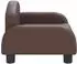 vidaXL Kindersofa braun 50x40x30cm Kunstleder (3196376)