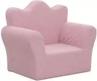 vidaXL Kindersofa Rosa Weich Pl&uuml;sch
