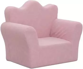 vidaXL Kindersofa Plüsch rosa (357045)