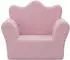 vidaXL Kindersofa Plüsch rosa (357045)
