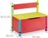 Relaxdays Kindersitzbank mit Spielzeugtruhe, bunt, Holzwerkstoff (10037508)