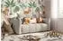 WFL GROUP Lilo Jugendsofa mit Schlaffunktion & Bettkasten, hellgrau Cord (800001751682)