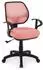 Idimex COOL-1 Kinder-Schreibtischstuhl höhenverstellbar, Mesh, rosa (97007)