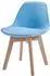 en.casa Elvdal Kinderstuhl 2er Set, gepolstert, himmelblau (56x38x33cm)