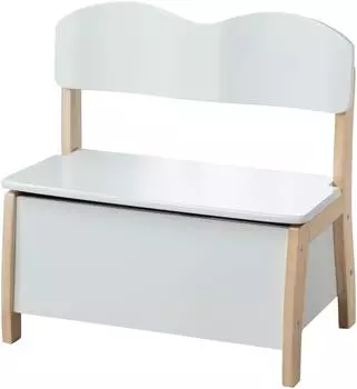 Roba Kindertruhenbank MDF & Massivholz, weiß (50768WE)