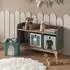 VitaliSpa Malia Kindersitzbank grau/Artisan-Eiche, 107,2x63,8cm (58347)