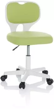HJH Office Kiddy Top W Kinderdrehstuhl, Stoff, gr&uuml;n (736427)