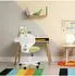 HJH Office Kiddy Top W Kinderdrehstuhl, Stoff, grün (736427)