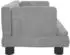 vidaXL Kindersofa hellgrau 60x40x30cm Samt