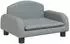 vidaXL Kindersofa hellgrau 50x40x30cm, Stoff