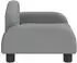 vidaXL Kindersofa hellgrau 50x40x30cm, Stoff