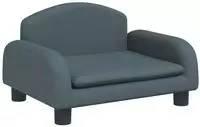 vidaXL Kindersofa Dunkelgrau 50x40x30 cm Stoff