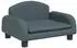 vidaXL Kindersofa dunkelgrau 50x40x30cm, Stoff