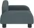 vidaXL Kindersofa dunkelgrau 50x40x30cm, Stoff